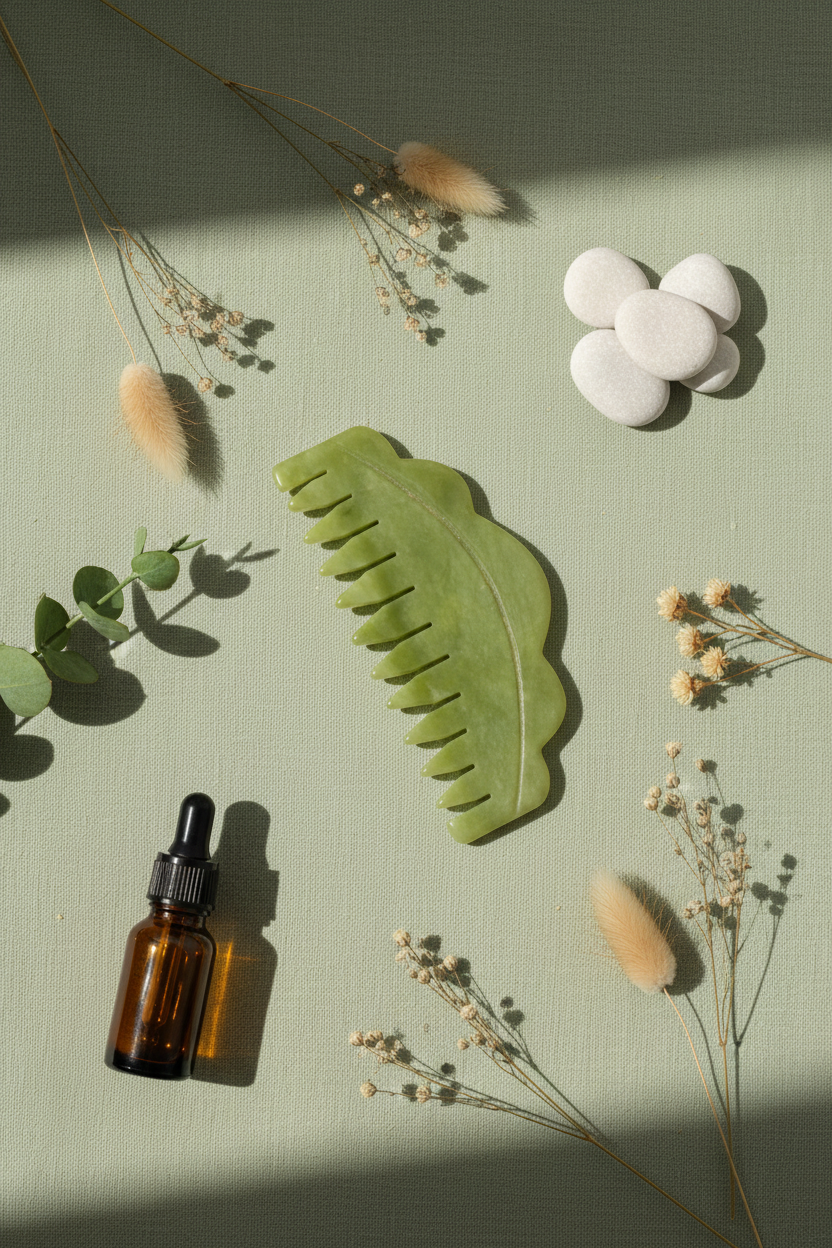 Root Revival™ Jade Scalp Ritual Comb