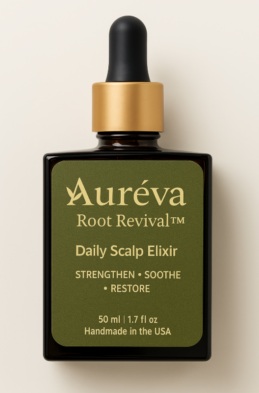 Root Revival™ Daily Scalp Elixir – Unscented Hair Oil for Sensitive & Hormonal Scalps